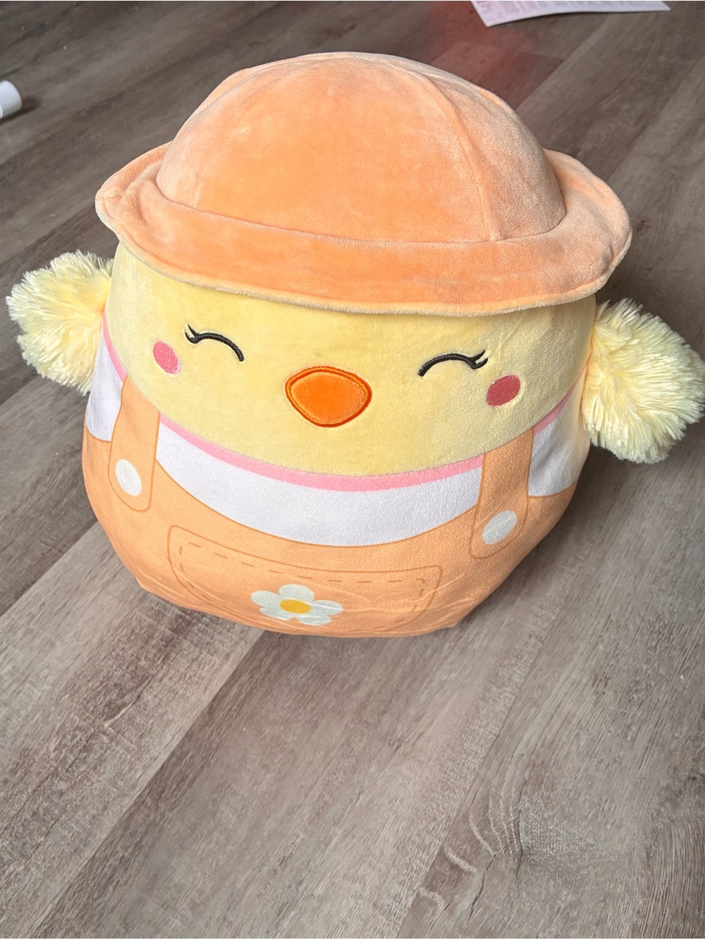 Squishmallows Aimee The Chick Farmer 14" Plush Stuffed Animal
